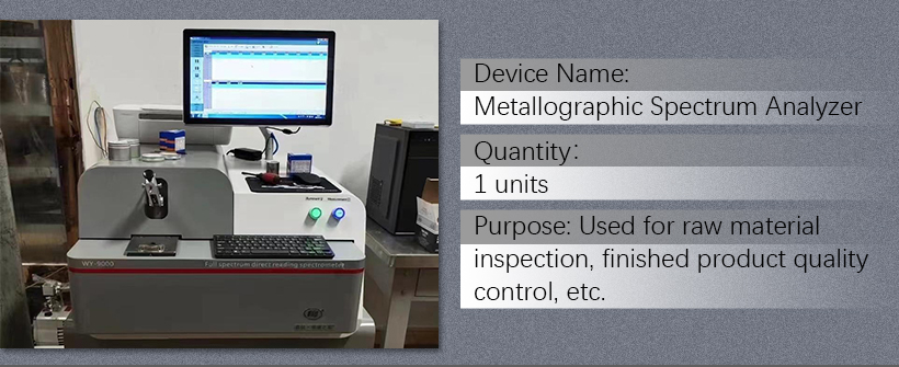 Metallographic Spectrum Analyzer center in Chiheng