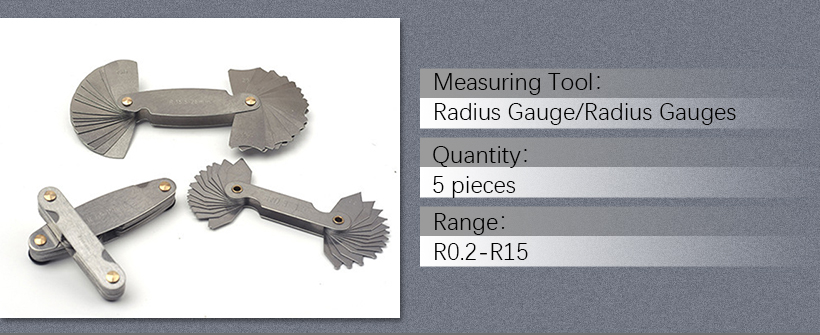 a set of Radius Gauge