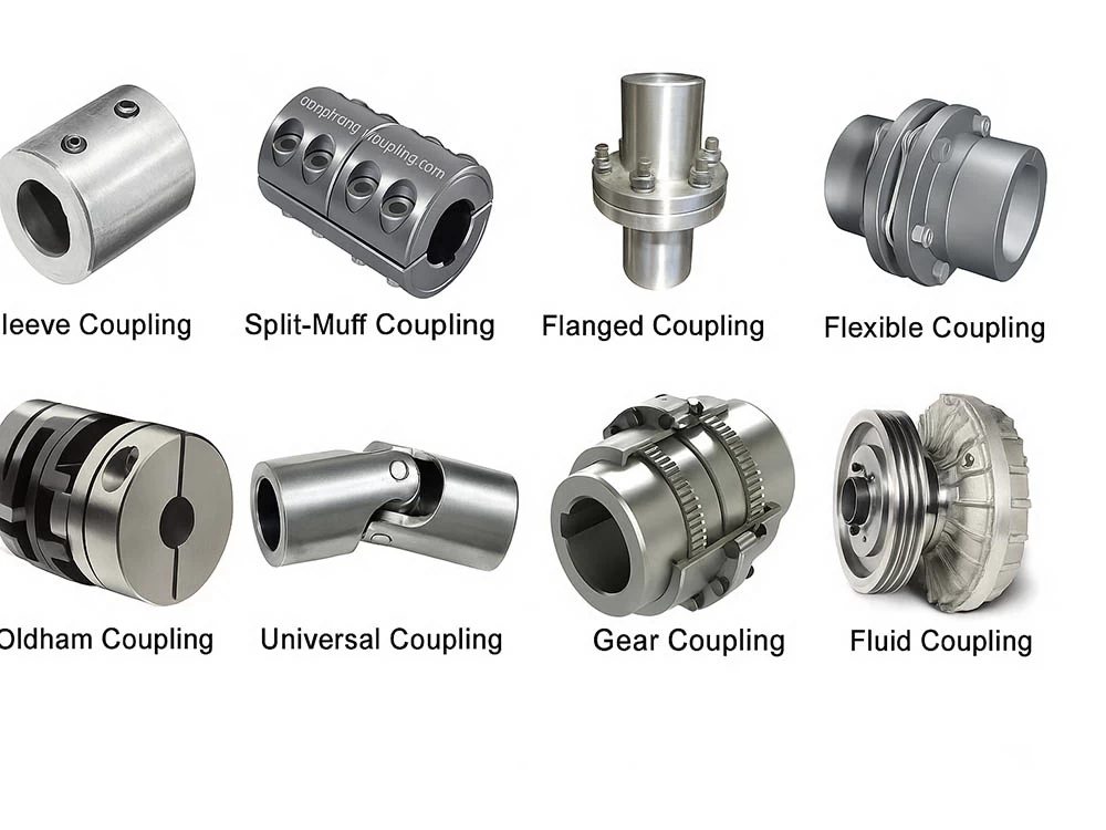 eight types of mechanical coupling