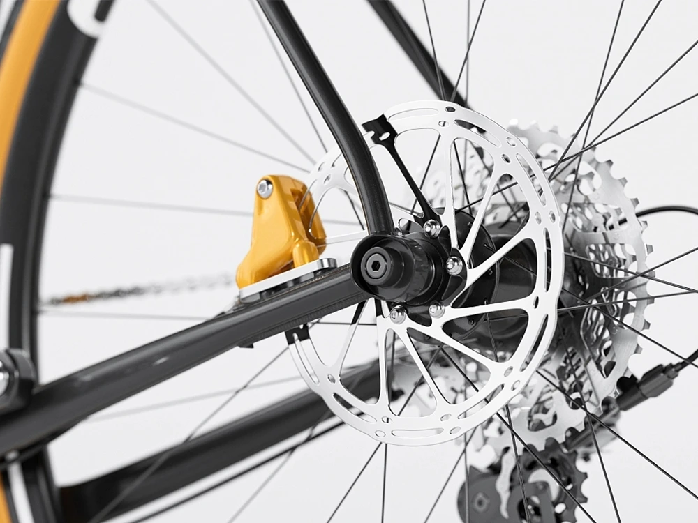 Floating Brake Rotor on bike