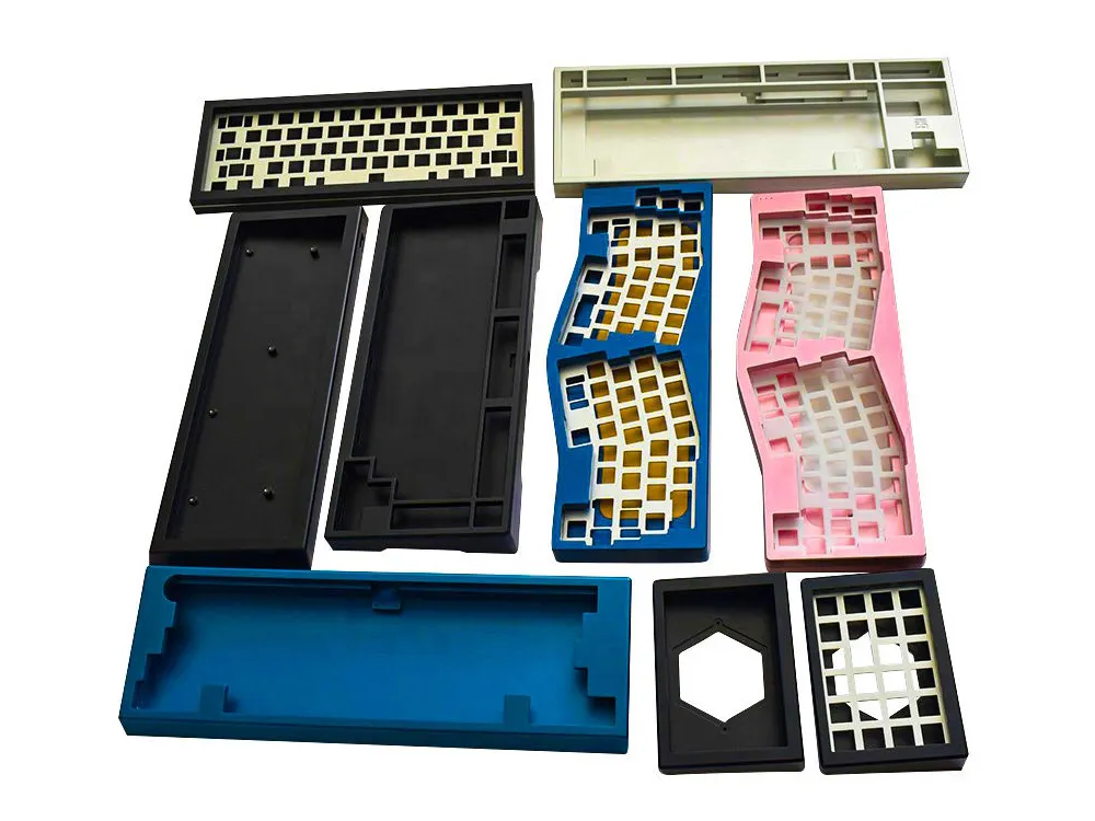 various cnc keyboards with different shapes