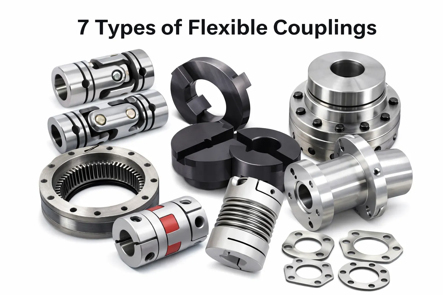 7 types of mechanical flexible couplings