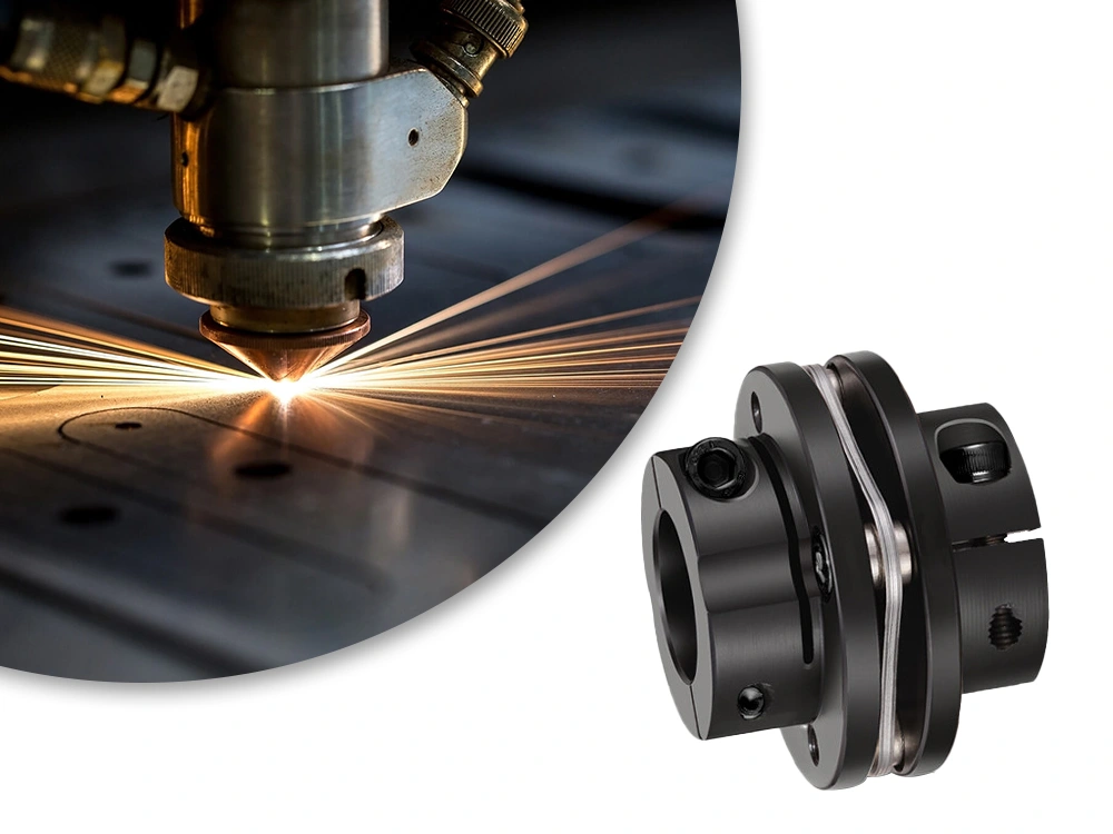 custom disc coupling for high torque and precision shaft alignment